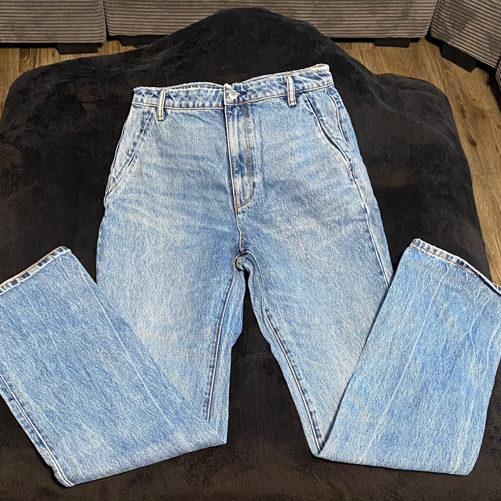 Alexander Wang Light Blue Straight Leg Jeans